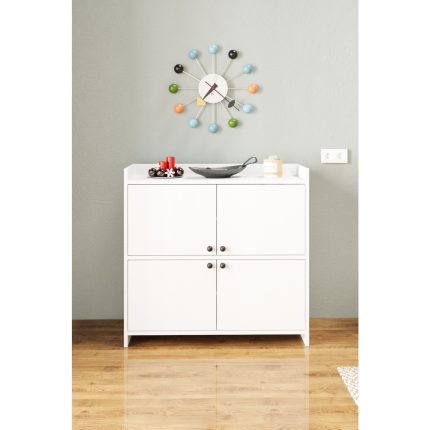 Aeka AE-3060 Forum  4 Kapaklı, 4 Raflı, Ayakkabılık, Çok Amaçlı Dolap, Kahve Köşesi, Balkon, Banyo,