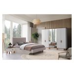 Avm 24 Mdf-Aytaşı-Bohem Senfoni 6 Kapaklı Aynalı Gardırop