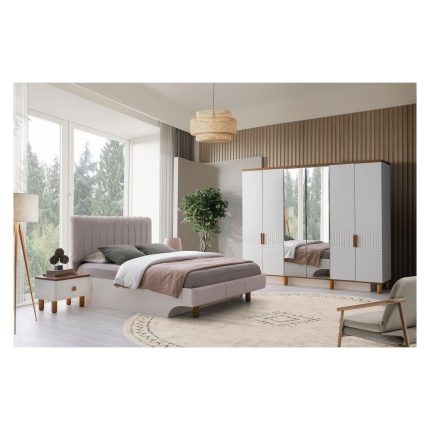 Avm 24 Mdf-Aytaşı-Bohem Senfoni 6 Kapaklı Aynalı Gardırop