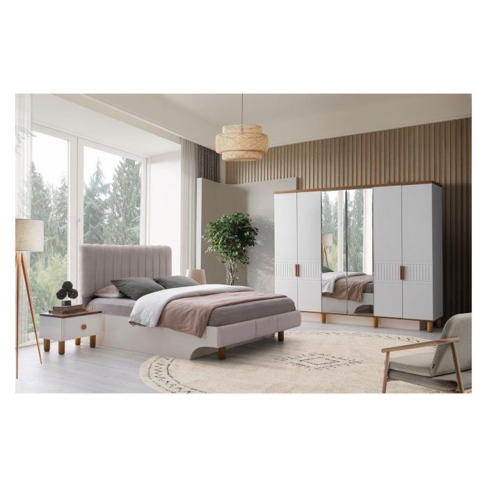 Avm 24 Mdf-Aytaşı-Bohem Senfoni 6 Kapaklı Aynalı Gardırop
