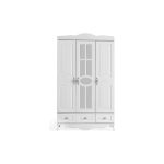 Beenal Country Gardırop, Membran 3 Kapaklı Çekmeceli Dolap 120CM