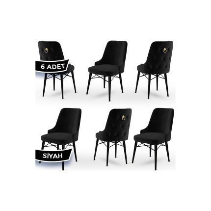 Canisa Concept Pare Serisi, Sandalye , 6 Adet Sandalye,  Gürgen Ayak