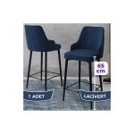 Canisa Concept Tera Serisi, Mutfak Bar Sandalyesi,  Babyface Kumaş,  Metal Ayak 1 Adet Sandalye