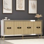 Cantek Dizayn Darkct (KB150) Konsol Beyaz-Hazeran-Gümüş