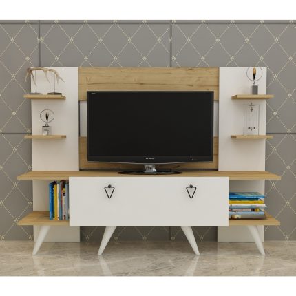 Cantek Dizayn Erica Tv Ünitesi  Safir Meşe