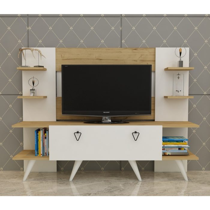 Cantek Dizayn Erica Tv Ünitesi  Safir Meşe