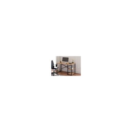 Ceramical MSR Raflı Çalışma Masası – 60x120cm – Ceviz