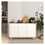 Cool Home Ala Kahve Köşesi, Çok Amaçlı Dolap Sepet -Beyaz