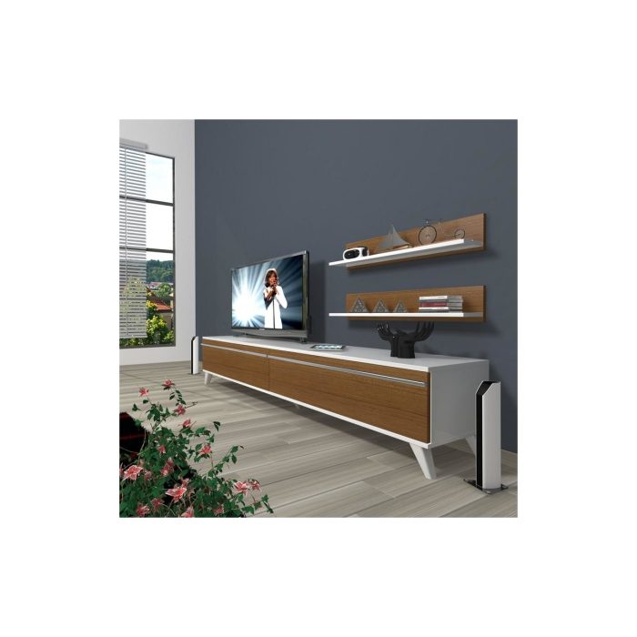 Decoraktiv Eko 4 Mdf Std Retro Tv Ünitesi Tv Sehpası  Ceviz