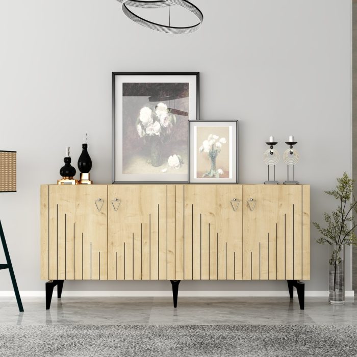 Demonte Decor Meda Konsol Safirmeşe-Gümüş