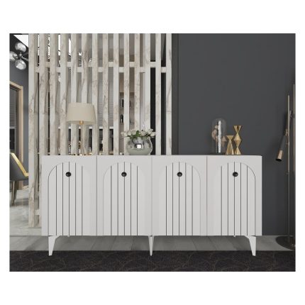 Demonte Home Mobilya Bredadh Konsol Beyaz-Beyaz