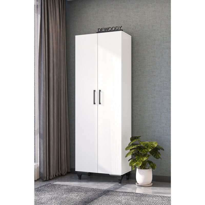 Dewoody 8 Raflı Kalın Raflı Çok Amaçlı Mutfak Banyo Dolabı