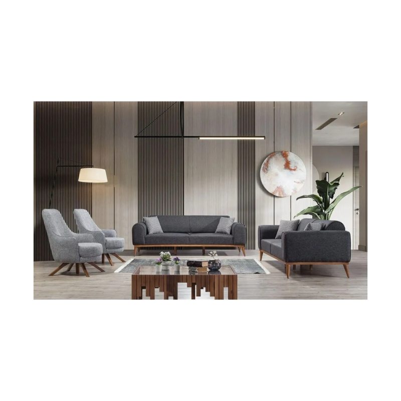 Edsy Home Rupon 3+3+1+1 Koltuk Takımı Antrasit