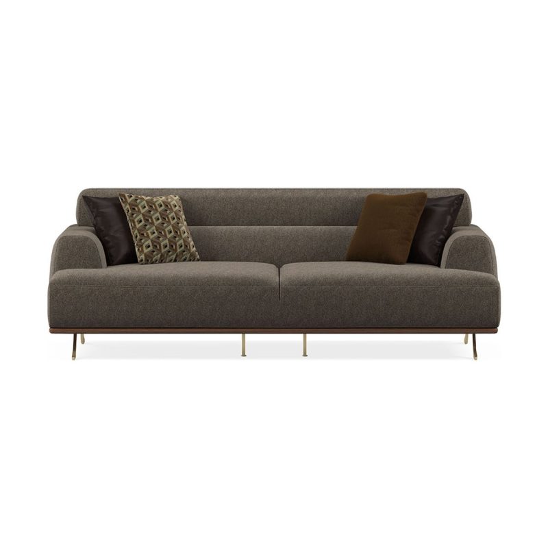 Enza Home Valdera 2,5’lu Koltuk, Keten Dokulu – Vizon