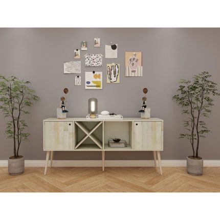 FASTWOOD Akasya Ladin Dolap-Konsol