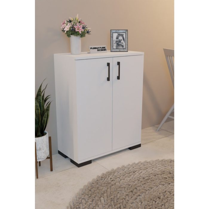 Furnature Design 2 Kapaklı Çok Amaçlı Dolap Raflı Erzak Dolabı Mutfak Dolabı –