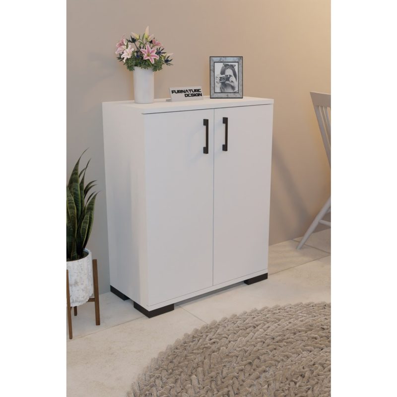Furnature Design 2 Kapaklı Çok Amaçlı Dolap Raflı Erzak Dolabı Mutfak Dolabı –