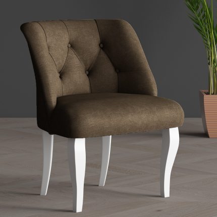 Gadahome Klasik Tekli Balkon Ofis ve Cafe Berjeri (Beyaz Ayaklı)