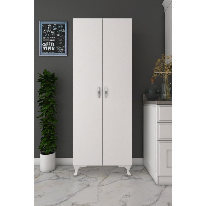 Gökberk GB-4102 2 Kapaklı 8 Raflı Çok Amaçlı Dolap Mdf