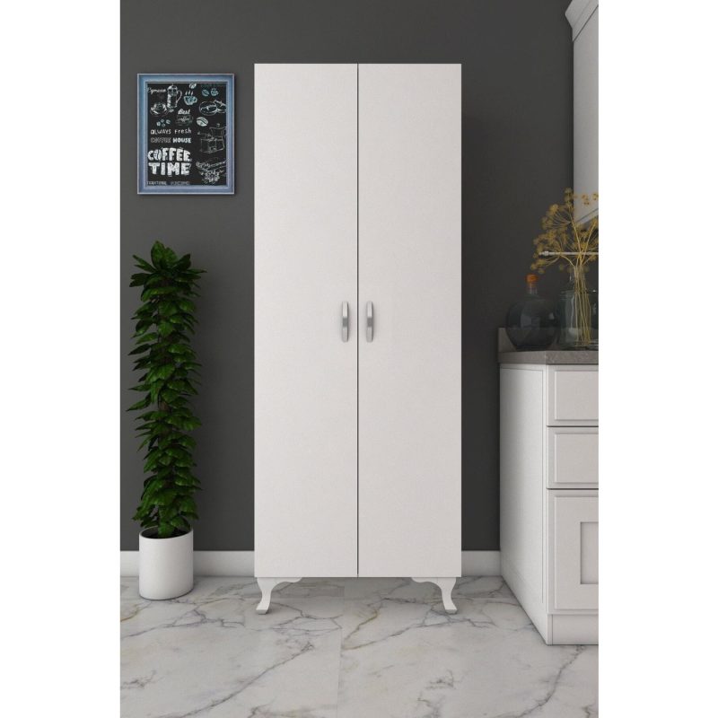 Gökberk GB-4102 2 Kapaklı 8 Raflı Çok Amaçlı Dolap Mdf