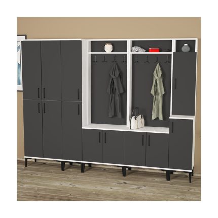 Kalender Dekor Rose-1-1-2-3-4 Portmanto Vestiyer Ayakkabılık RS14