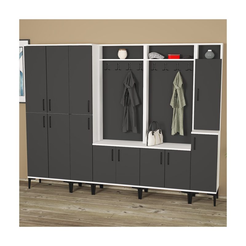 Kalender Dekor Rose-1-1-2-3-4 Portmanto Vestiyer Ayakkabılık RS14