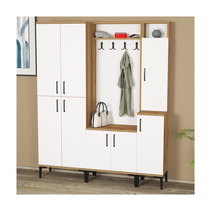 Kalender Dekor Rose-1-2-4 Portmanto Vestiyer Ayakkabılık RS02