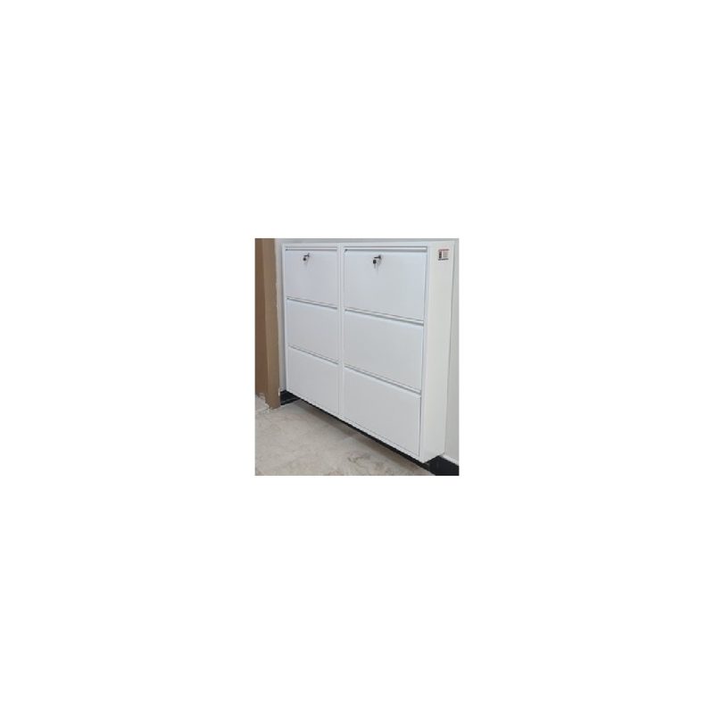Kaser 3+3 Kilitli Metal Ayakkabılık