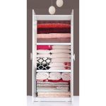 Kenyap Plus 812424 Stella 2 Kapaklı Raflı Yüklük Yorgan Yatak Dolabı Gardırop – Parlak Beyaz