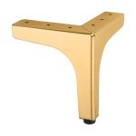 Koldoor Minerva Metal Altın Mobilya Ayağı Ayarlı Koltuk Chester Baza Ayağı 17,5 cm 5 Adet