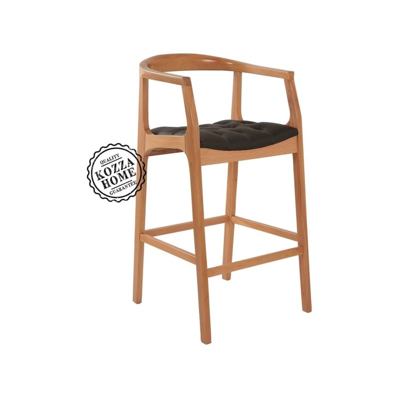 Kozza Home York Bar Sandalyesi Naturel – 72 cm