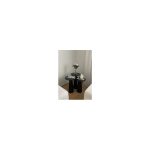 Kupp Design Lilyum Mantar Sehpa Üçlü Set Siyah (57+52+47 Cm)