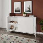 Kzn Home Joker Çok Amaçlı Ayakkabılık Beyaz – Tamamı 1. Kalite Mdf