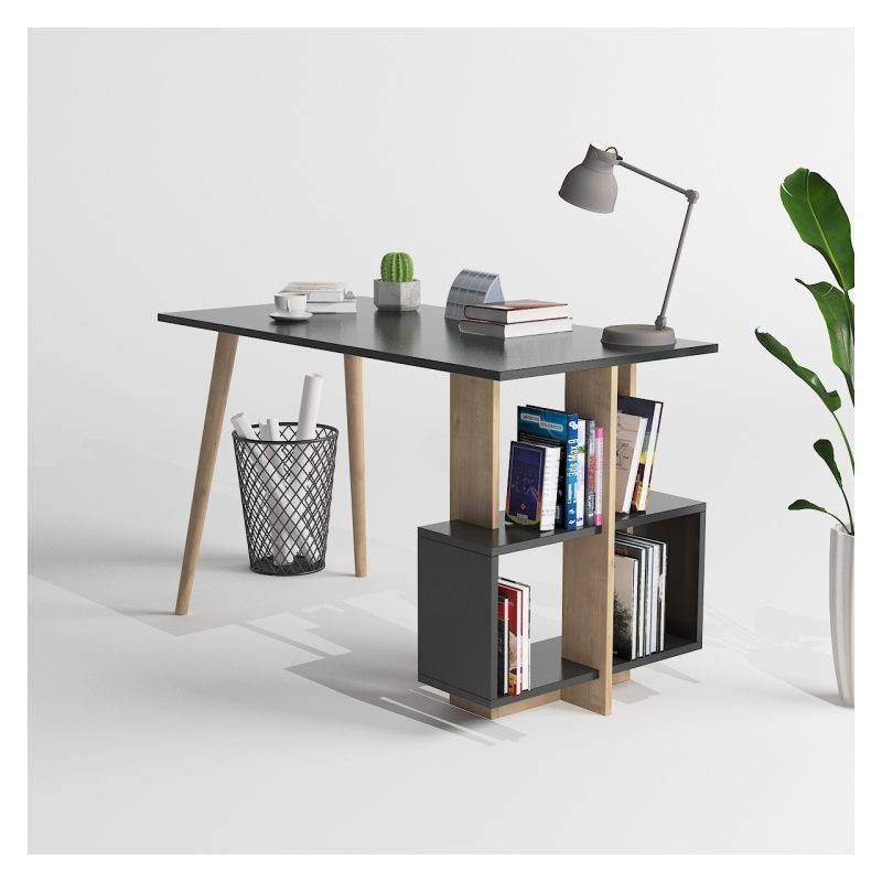 Lagomood Side Çalışma Masası Antrasit Safir