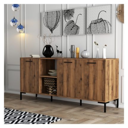 Mezza Aurora Metal Ayaklı Modern Konsol 1632