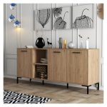 Mezza Aurora Metal Ayaklı Modern Konsol 1636