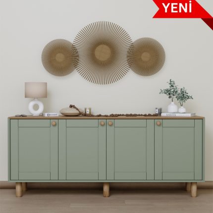 Midoser Bohem Serisi Natura Konsol – Yeşil