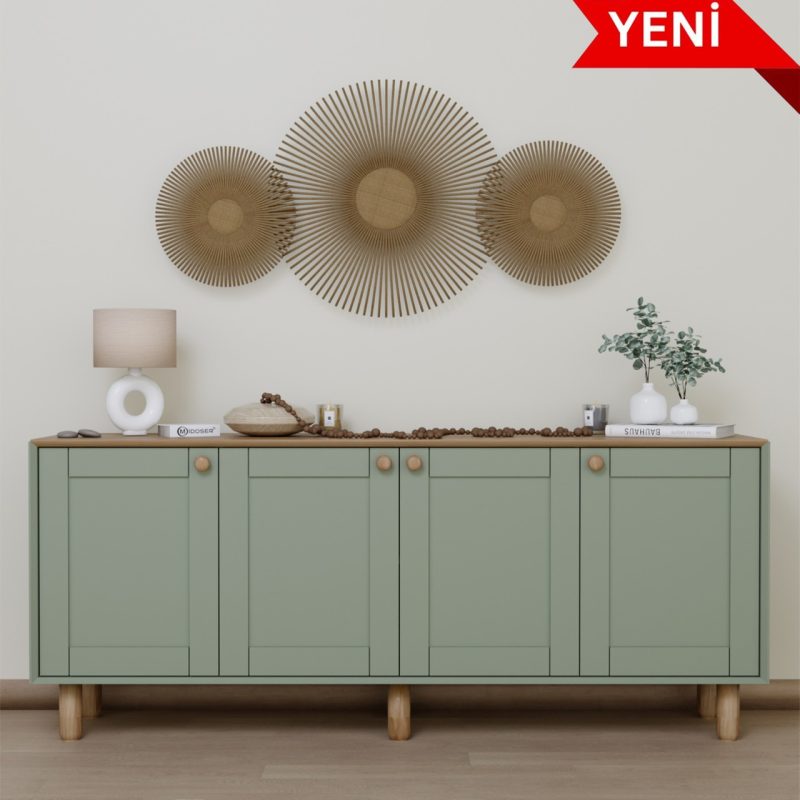 Midoser Bohem Serisi Natura Konsol – Yeşil