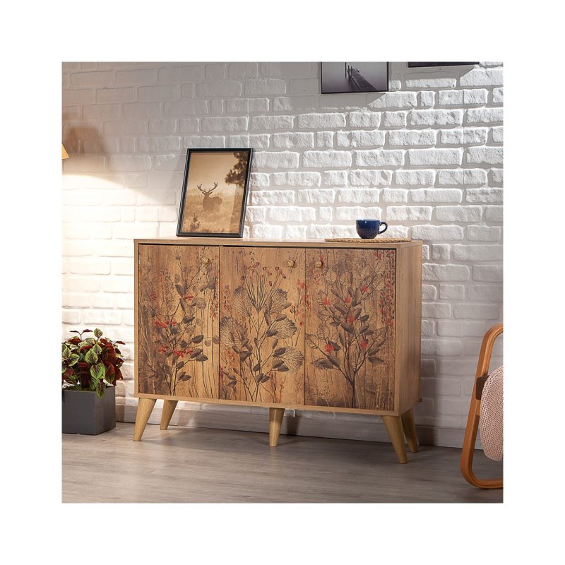 Mobetto Home Efsun Nature Dekoratif Çok Amaçlı Dolap