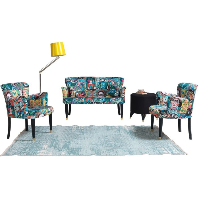 Mobilya Bazarı Frida 2+1+1 Çay Seti, Koltuk Takımı (Balkon, Salon, Cafe, Ofis)