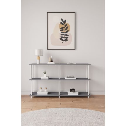 Mobitopya Çevir Kur 150 cm Raflı Konsol Antrasit Bd