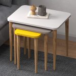 Monte Sehpa Letto Zigon Sehpa beyaz cappuccino sarı