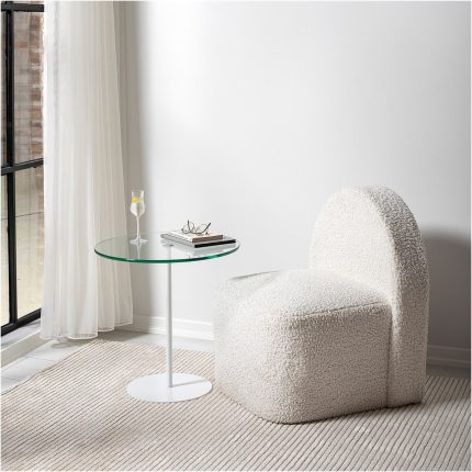 Neostill – Chill-Out Sehpa / Beyaz & Şeffaf