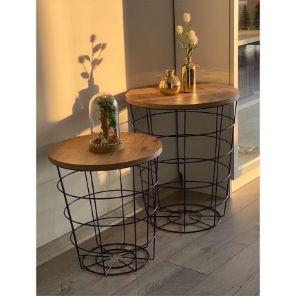 Orta Sehpa 2li Zigon Sepet Sehpa 5075