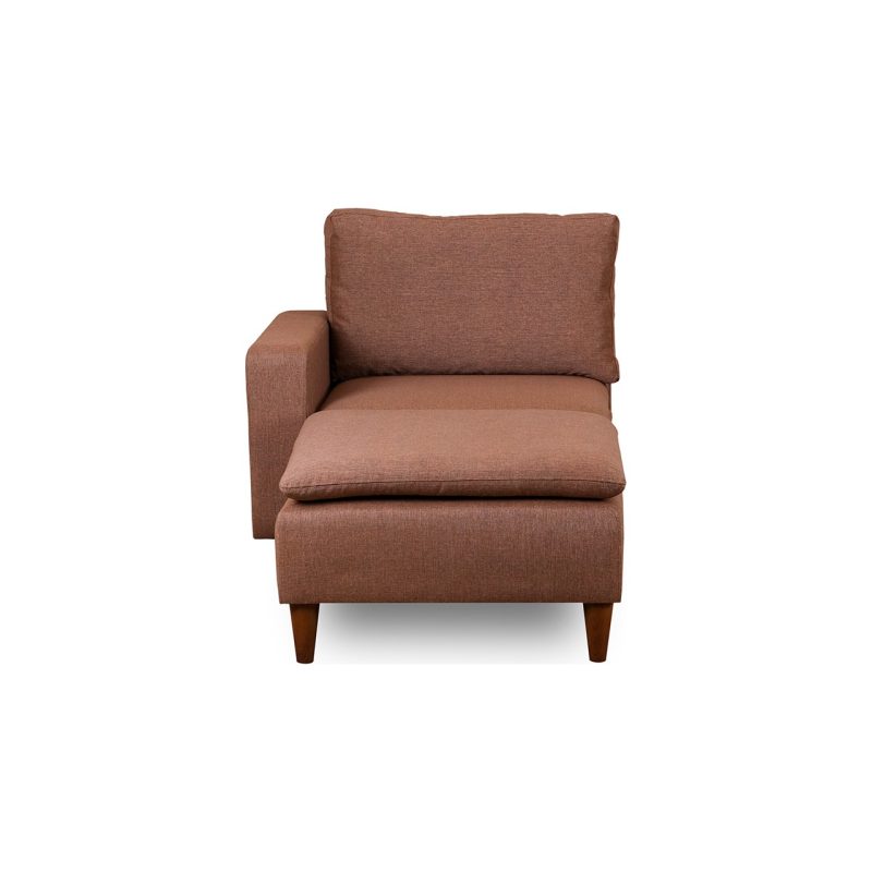 Pafu Lungo Modüler Daybed – Açık Kahve Keten