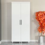 Pasific Home Guzzo Tekerlekli Kiler Erzak Mutfak Dolabı, Çok Amaçlı Dolap 80 cm ,beyaz