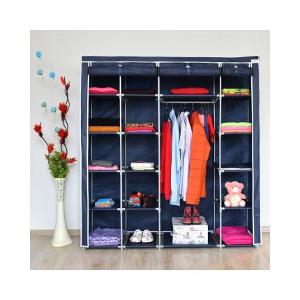 Prado Easy Xtra Çift Yandan Raflı Çelik Profilli Bez Dolap