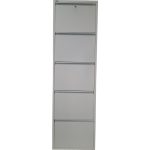 Pratik Metal Ayakkabılık ve Mobilya 5’li Kilitli Pratik Metal Ayakkabılık (Beyaz)