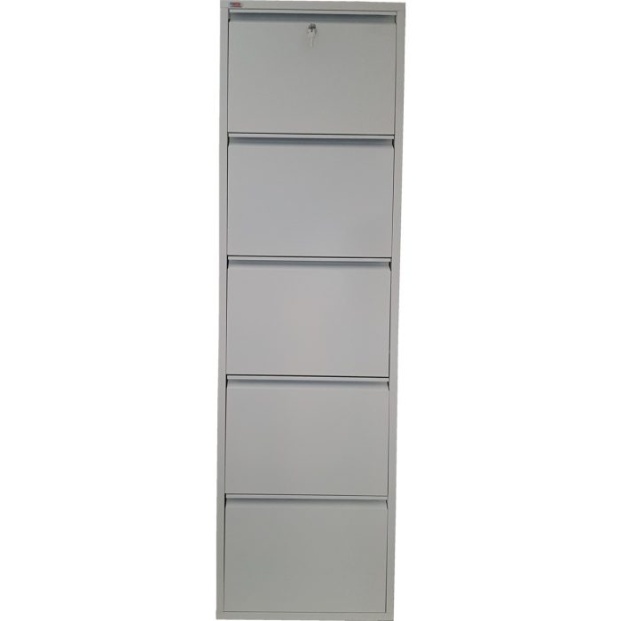 Pratik Metal Ayakkabılık ve Mobilya 5’li Kilitli Pratik Metal Ayakkabılık (Beyaz)