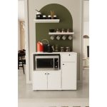 Remaks Kahve Köşesi 90 cm Çok Amaçlı Dolap Mikrodalga Set Altı Mutfak Dolabı Alt Dolap